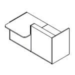 Andreas 2– Reception Desk With Dda Approved Wheelchair Access Right Size