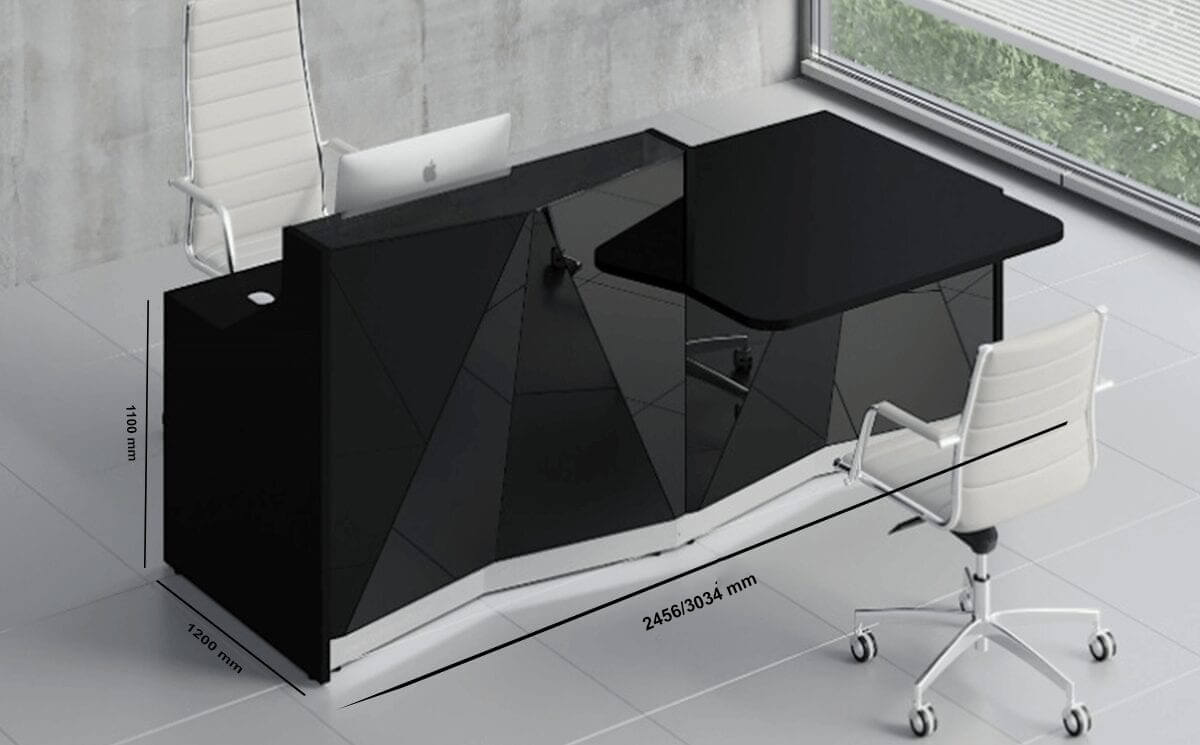 Gia 1 – Silver Reception Desk With Wheelchair Access Unit Size Img Gia 1 – Silver Reception Desk With Wheelchair Access Unit Size Img
