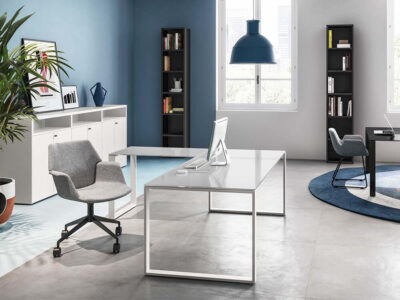 Gus – Ring Leg Glass Executive Desk (1)