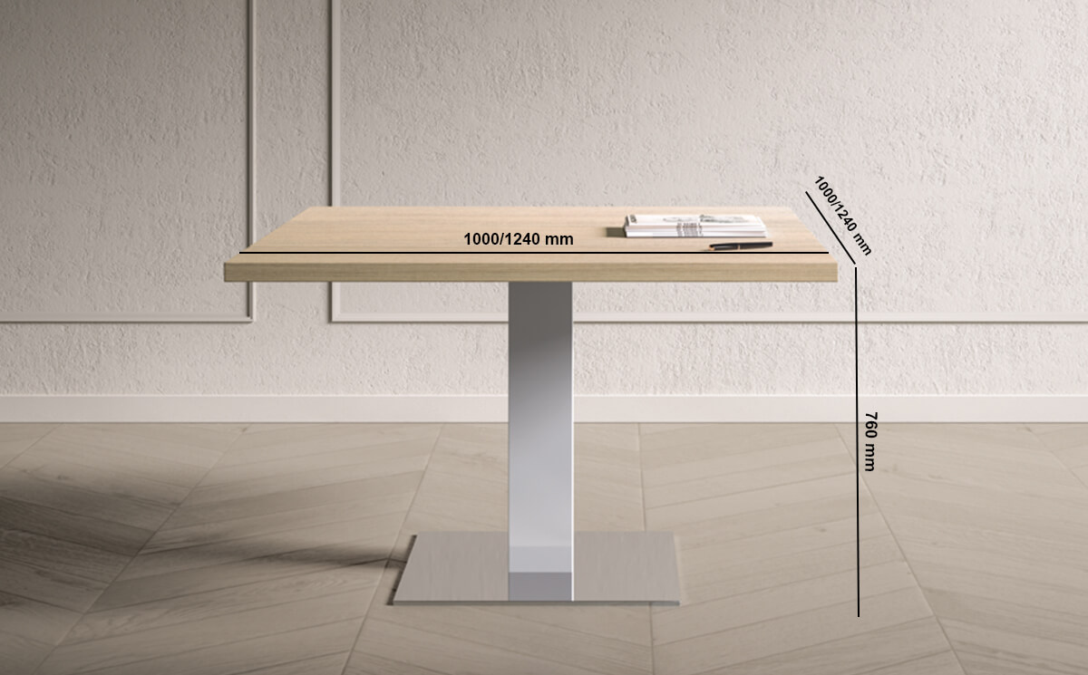 Hugo – Square Top Meeting Table Hugo – Square Top Meeting Table
