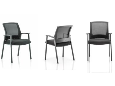 Posto – Visitor Chair With Black Mesh Back And Arms 01 Img (1)