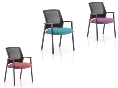 Posto – Visitor Chair With Black Mesh Back And Arms 03 Img (1)