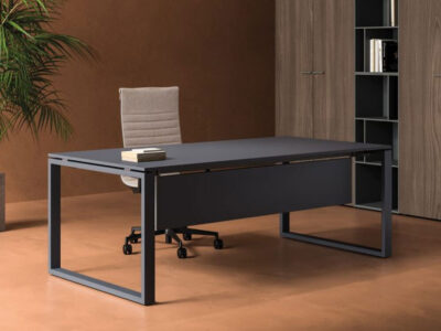 Raymond 1 – Melamine Top And Metal Leg Executive Desk 06