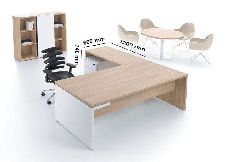Bingley - Executive Desk with Optional Return & Credenza Unit Bingley - Executive Desk with Optional Return & Credenza Unit