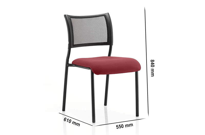 Dale – Mesh Back Visitor Chair Size Dale – Mesh Back Visitor Chair