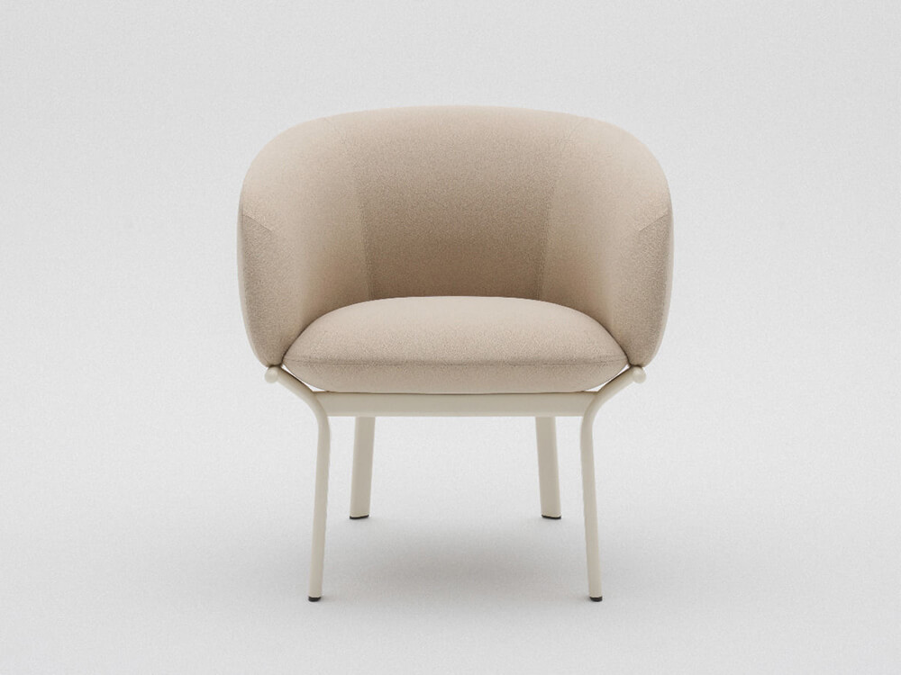Apollo – Metal Frame Single Seater Armchair In Multicolour