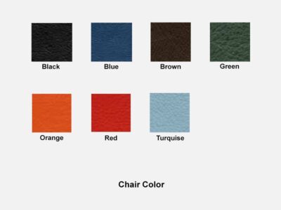 Arlo – Leather Armchair With Five Star Base With Wheels Chair Color