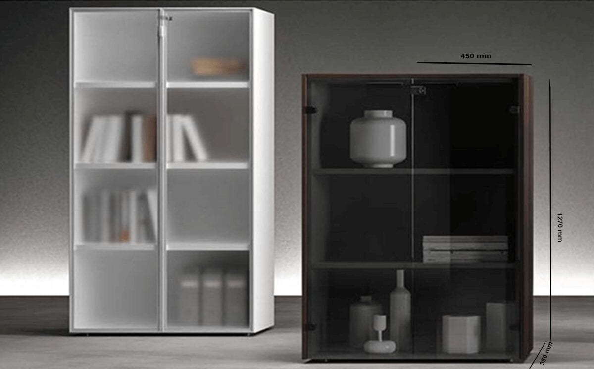 Rome 4 – Woodside Storage Unit with Lockable Glass Door Rome 4 – Woodside Storage Unit with Lockable Glass Door