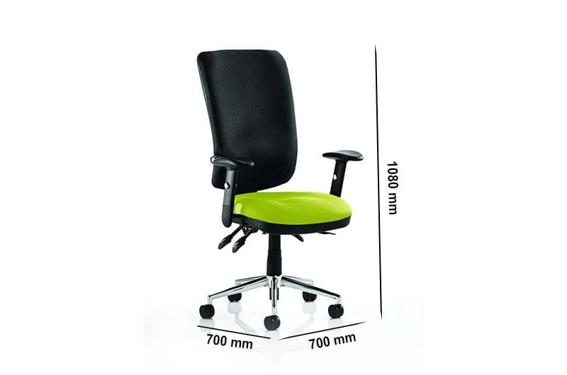 Selena 5 – High Back Operator Office Chair with Arms in Multicolour Selena 5 – High Back Operator Office Chair with Arms in Multicolour