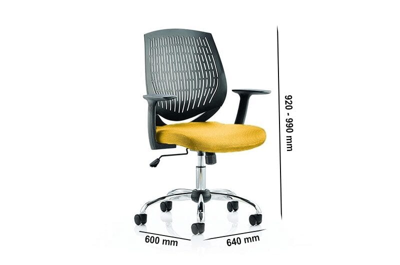 Lori – Flexible Backrest Operator Office Chair in Multicolour Lori – Flexible Backrest Operator Office Chair in Multicolour