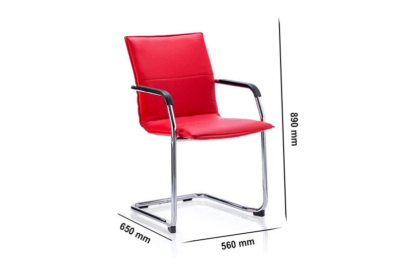Echo – Leather Cantilever Meeting Room Chair Echo – Leather Cantilever Meeting Room Chair