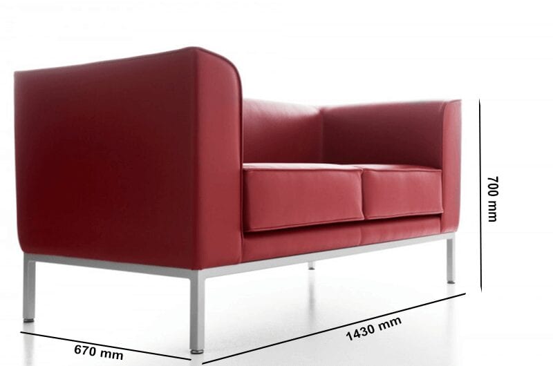 Homer – Sofa and Armchair Suite with Metal Frame Homer – Sofa and Armchair Suite with Metal Frame