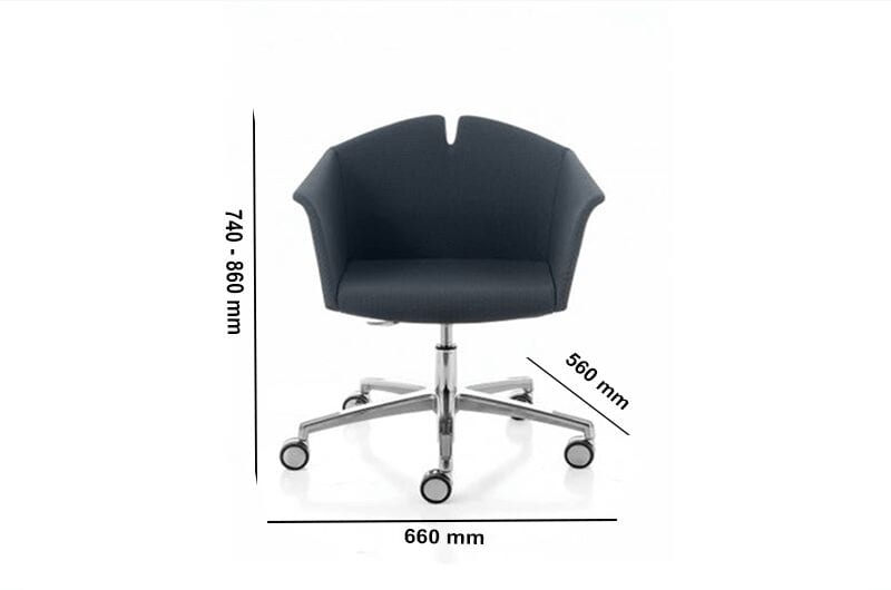 Jett – Armchair in Multicolour with Various Base Jett – Armchair in Multicolour with Various Base
