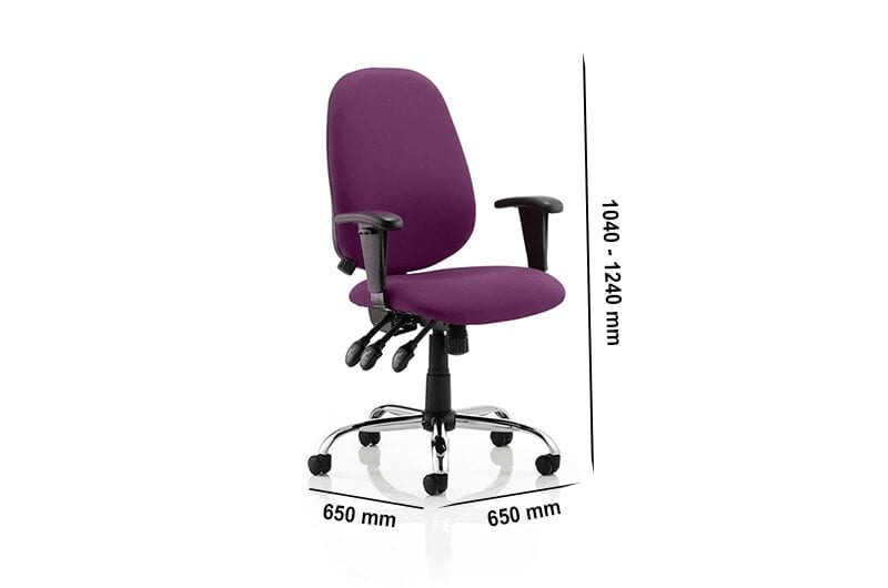 Praia – Operator Office Chair with Adjustable Arms in Multicolour Praia – Operator Office Chair with Adjustable Arms in Multicolour