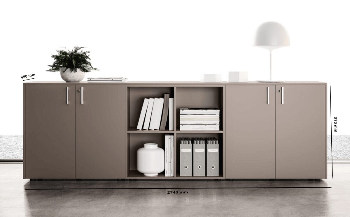 Alton 7 – Wood Finish Sideboard with Lockable Doors Alton 7 – Wood Finish Sideboard with Lockable Doors