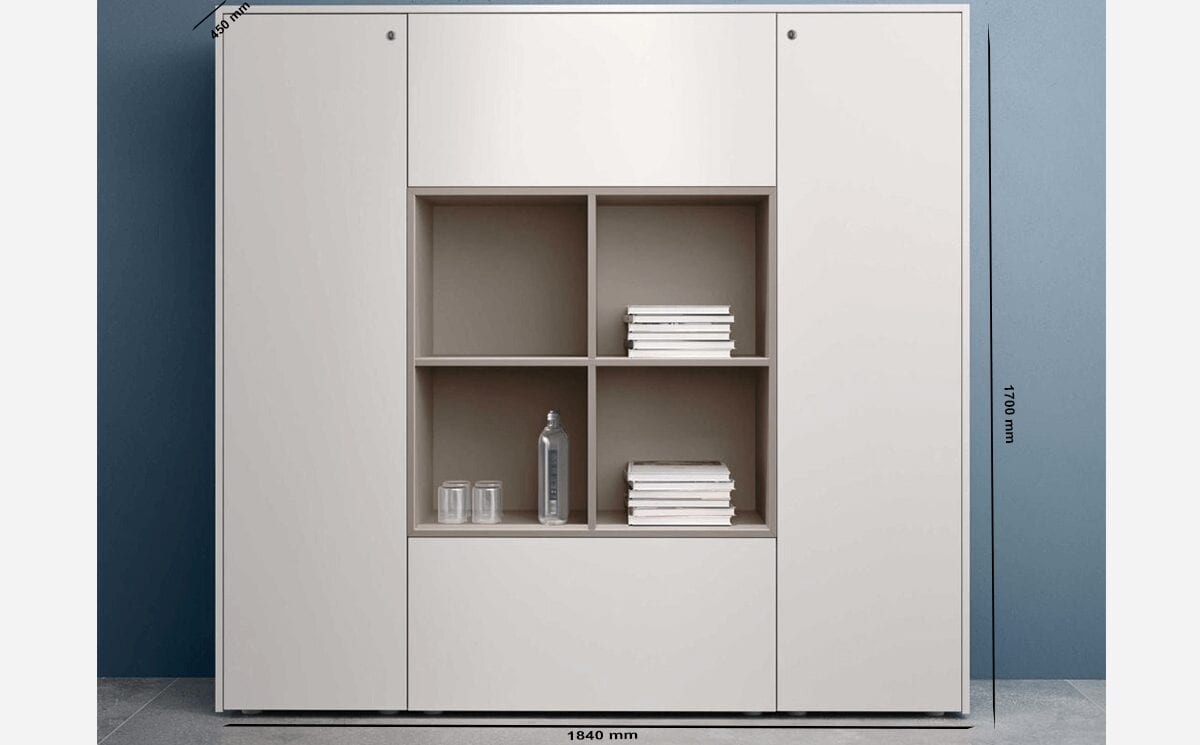 Alton 5 - Tall K-leg Storage Sideboard Alton 5 - Tall K-leg Storage Sideboard