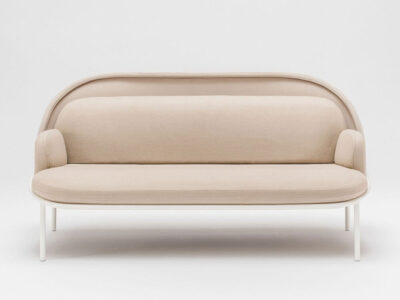 Windsor – Fabric Armchair With Shield And Metal Frame 01
