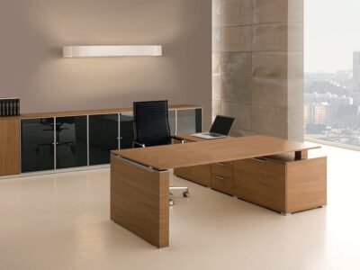 Kingsley – Panel End Executive Desk with Optional Return, Credenza Unit, Modesty Panel & Storage Unit