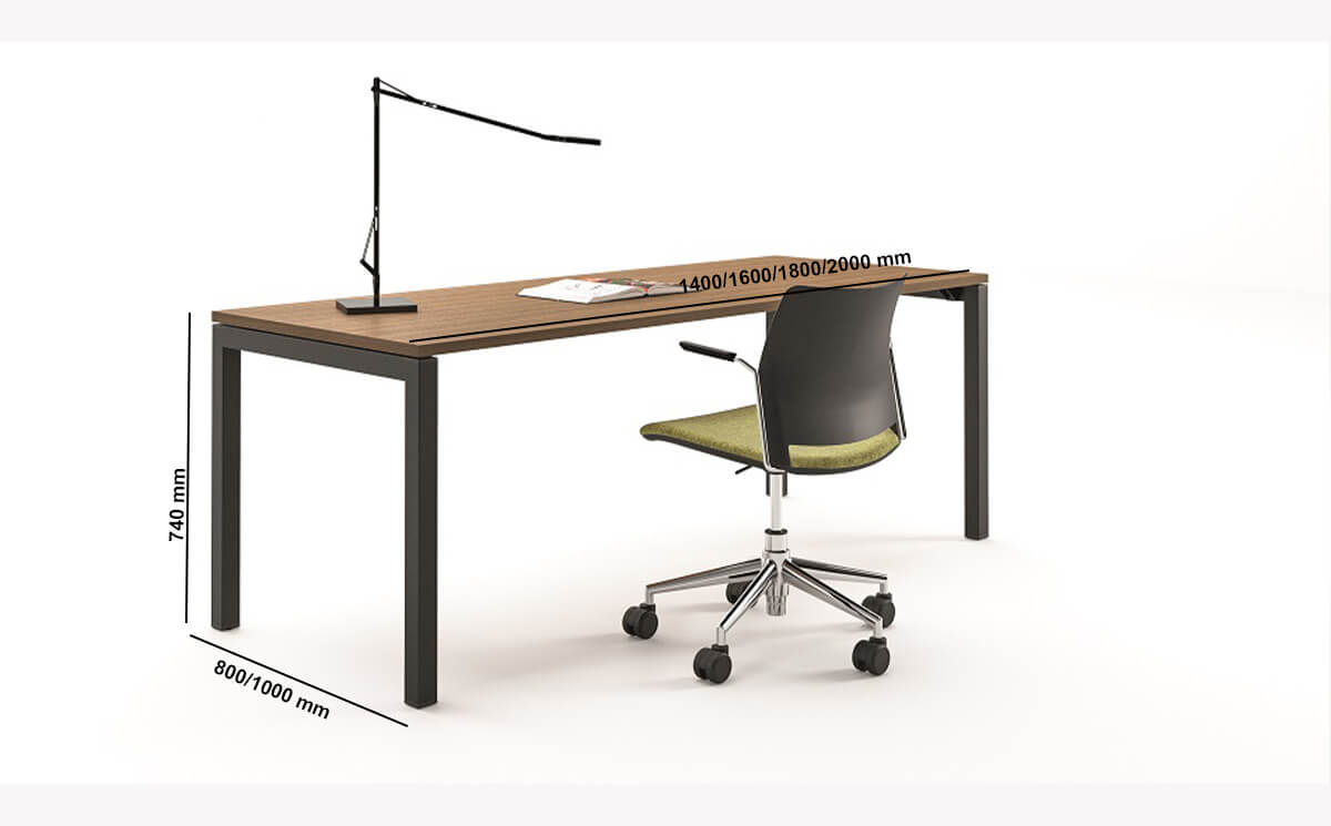Nicolo – Executive Desk With Goalpost U Leg & Optional Credenza Unit Nicolo – Executive Desk With Goalpost U Leg & Optional Credenza Unit