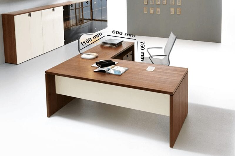 Grandioso 7 - Executive Desk with Panelled Leg and Optional Return Grandioso 7 - Executive Desk with Panelled Leg and Optional Return
