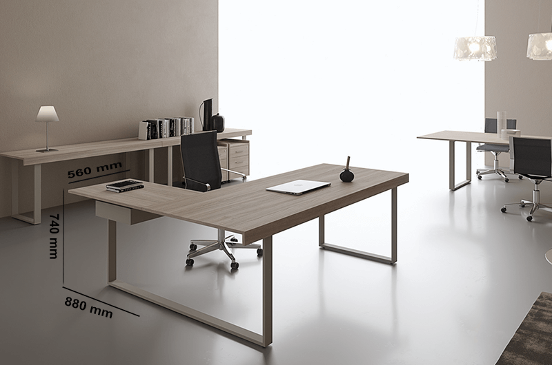 Size (extension) Essence Executive Desk Size (extension) Essence Executive Desk