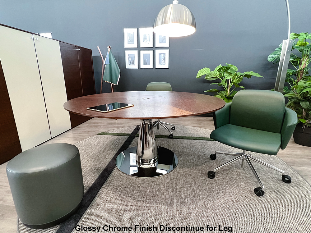 Yadon Round And Oval Shape Meeting Table 4