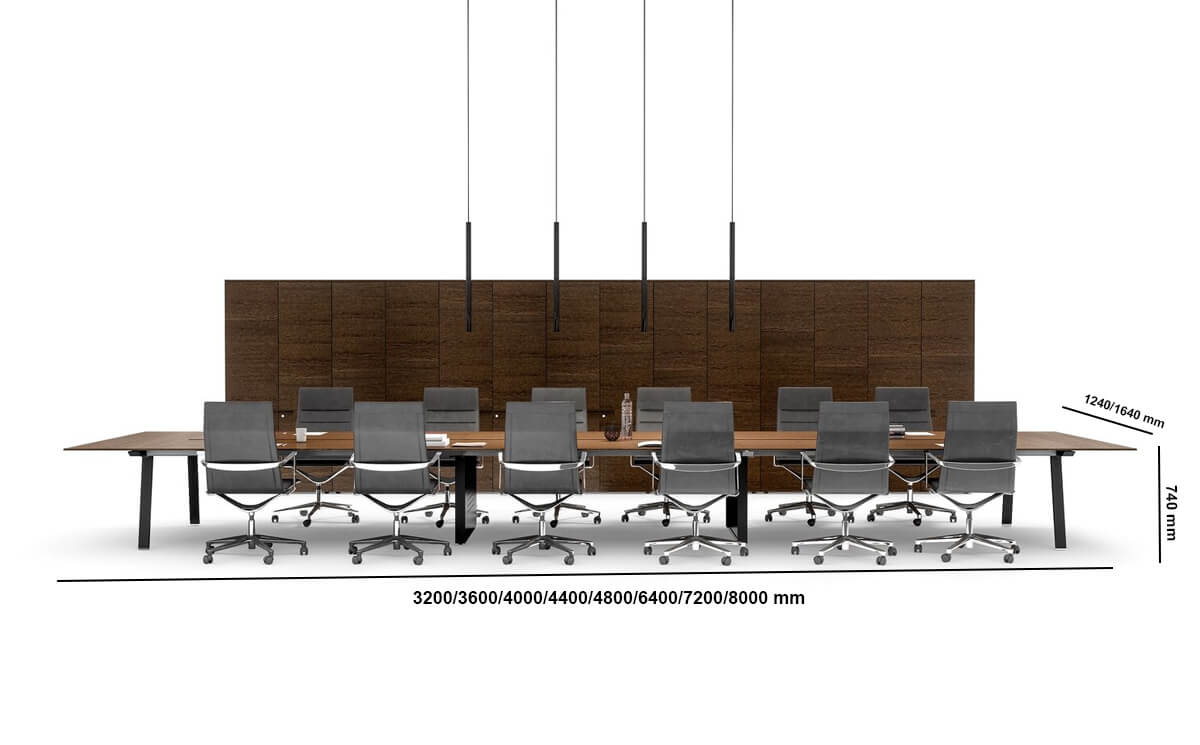 Yahvat Meeting Table Middle Leg With Insulation Panel Yahvat Meeting Table Middle Leg With Insulation Panel