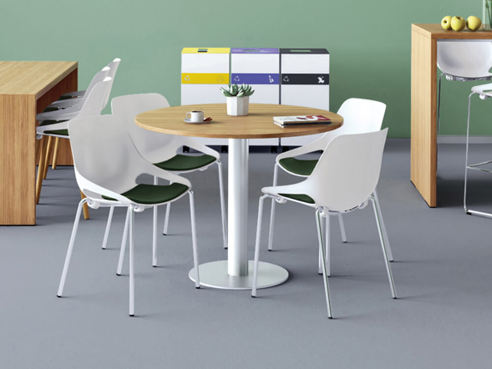 Eloise Round Desk With Central Round Base Main Image