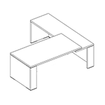 Desk with Return