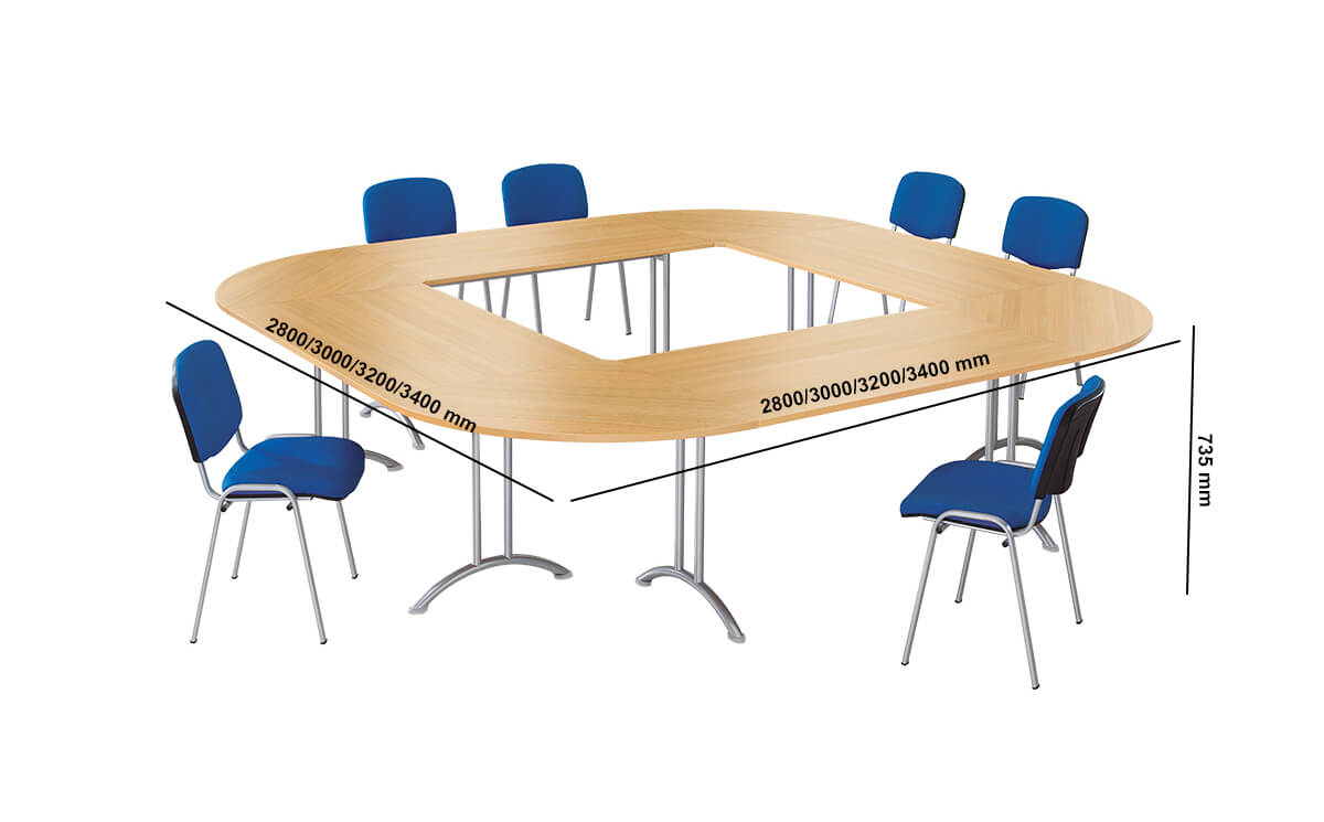 Orazio Rectangular Meeting Table Size Img Orazio Rectangular Meeting Table Size Img