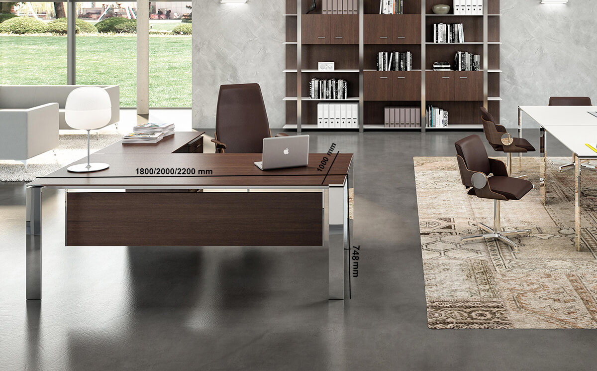 Enrique 2 U Leg Goalpost Executive Desk Size Enrique 2 U Leg Goalpost Executive Desk Size