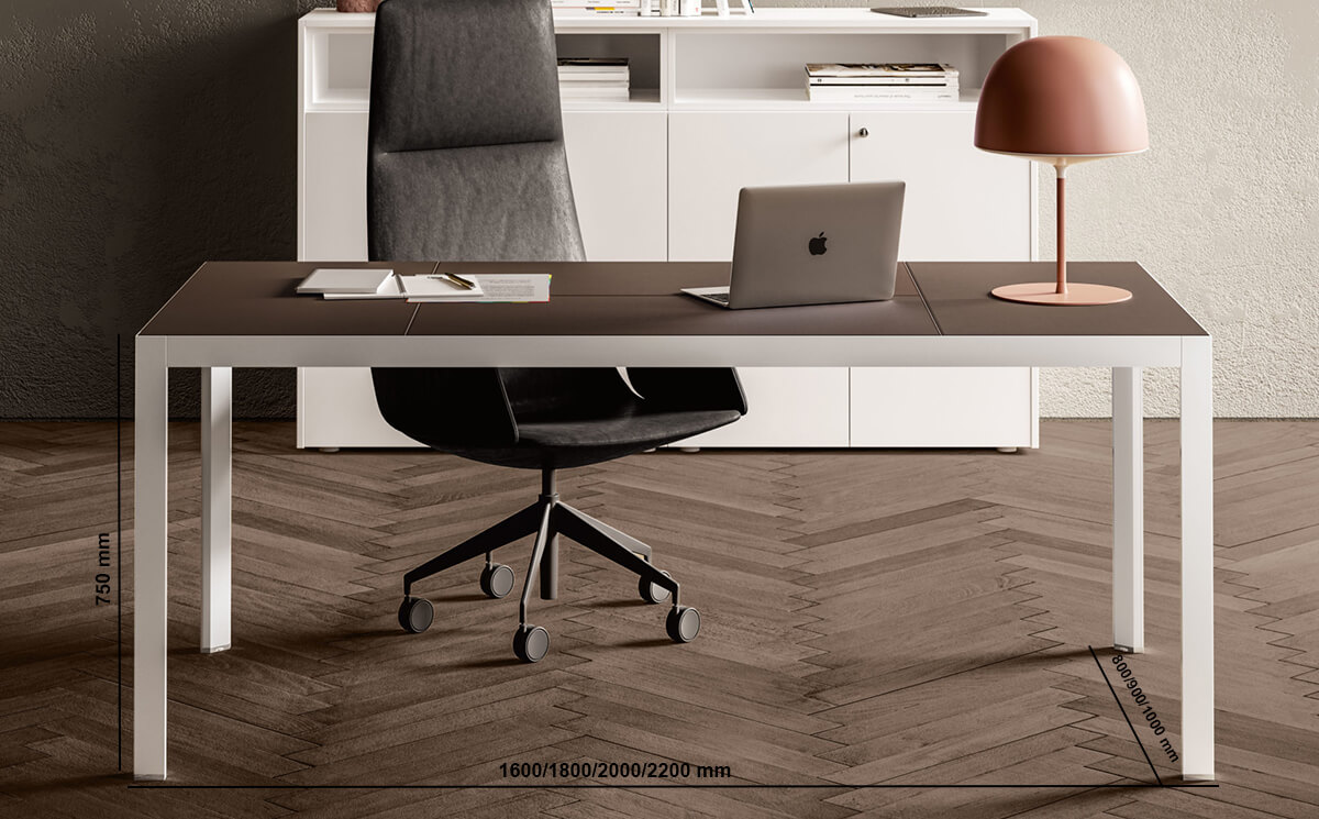 Harvey 4 – Leather Top Executive Desk Harvey 4 – Leather Top Executive Desk
