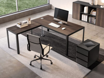 Harvey Desk With Wodden Top Main Image