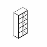 L801 x D432 x H1833 mm (Glass in Aluminum Frame)