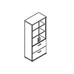 L801 x D432 x H1833 mm (File Drawers)