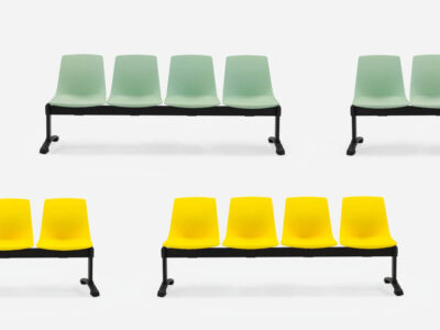 Bloom Colored Plastic Shell Bench2
