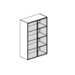 L1000 x D460 x H1554 (Glass Door)