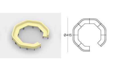 Size (isola) Tour Modular Seating Sofa