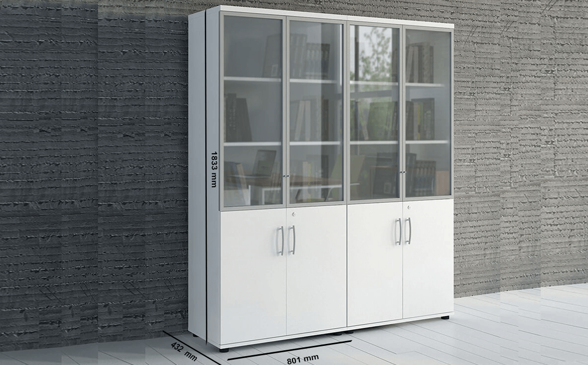 Size Bella Glass Doors Storage Unit Size Bella Glass Doors Storage Unit