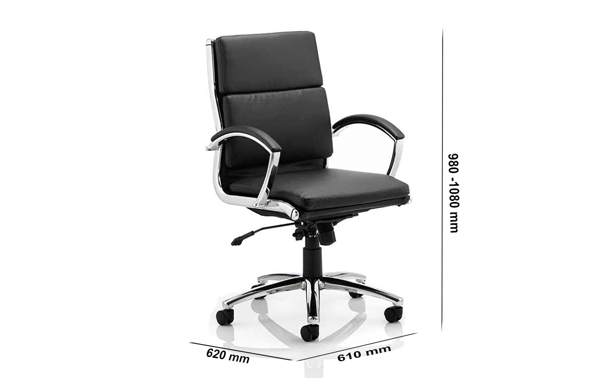 Size Gracian Medium Back Executive Chair With Arms Size Gracian Medium Back Executive Chair With Arms
