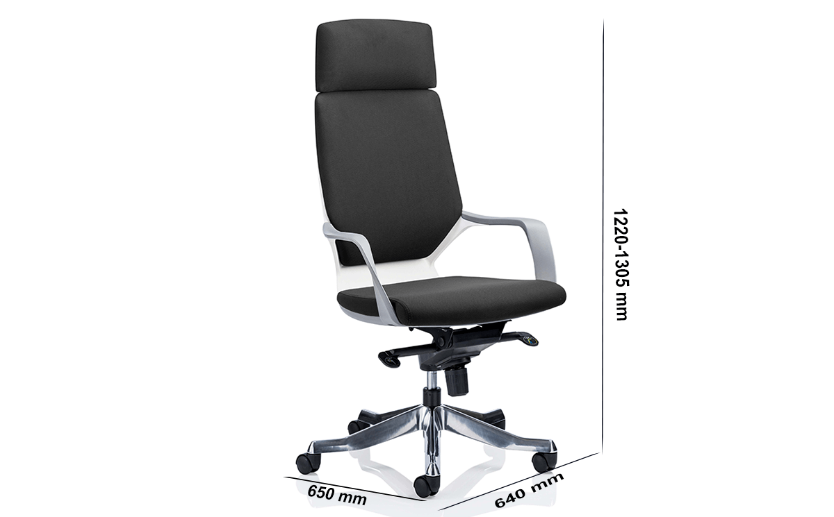 Size Petra Fabric Executive White Shell Size Petra Fabric Executive White Shell