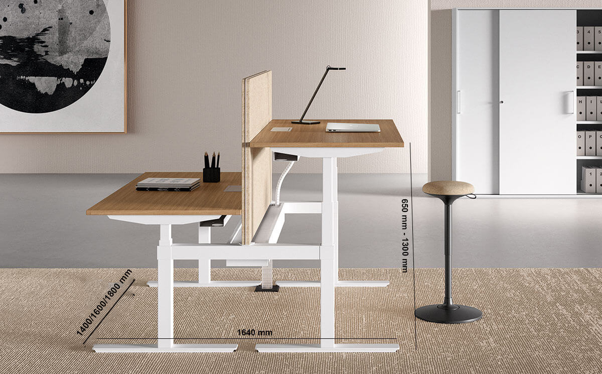 Vigente 1 Electric Height Adjustable Workstation For 2 People Size Img Vigente 1 Electric Height Adjustable Workstation For 2 People Size Img