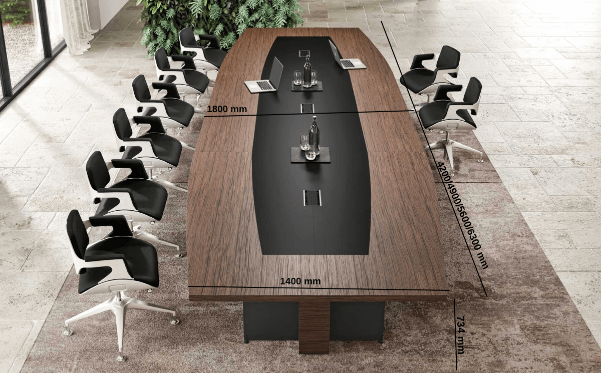 Antioch 2 – Barrel Shaped Meeting Room Table With Modesty Panel Size Img (2) Antioch 2 – Barrel Shaped Meeting Room Table With Modesty Panel Size Img (2)