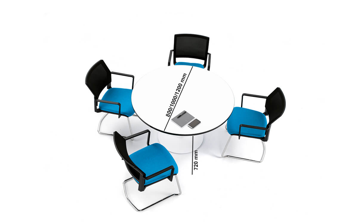 Ibhya Circular Meeting Tables Size Ibhya Circular Meeting Tables Size