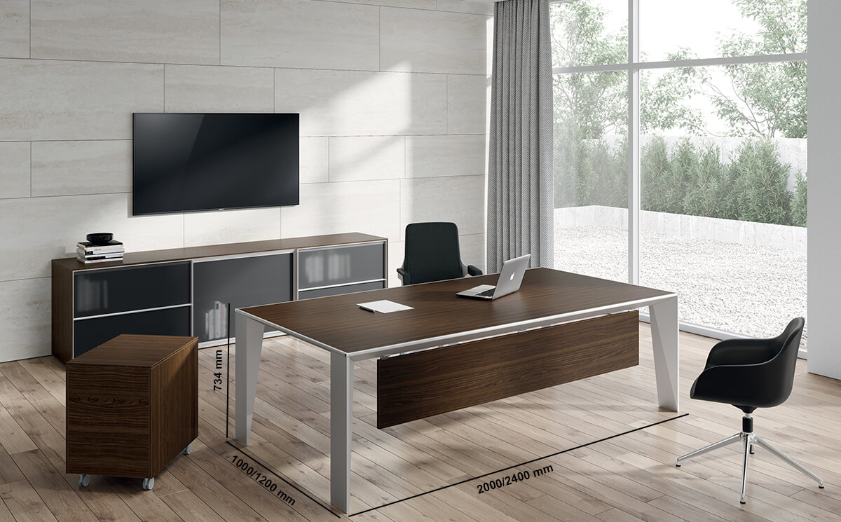 Prime – Executive Desk With Optional Return Prime – Executive Desk With Optional Return