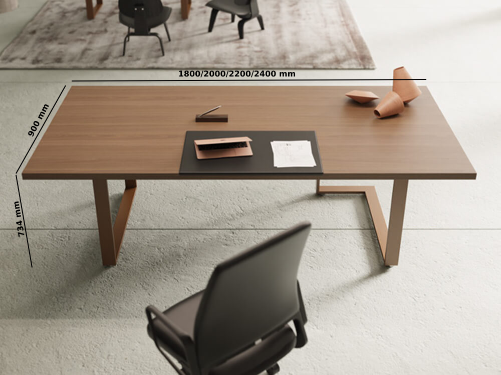 Romilda 1 – Modern & Quirky Executive Desk With Optional Credenza Unit Size Image Romilda 1 – Modern & Quirky Executive Desk With Optional Credenza Unit Size Image