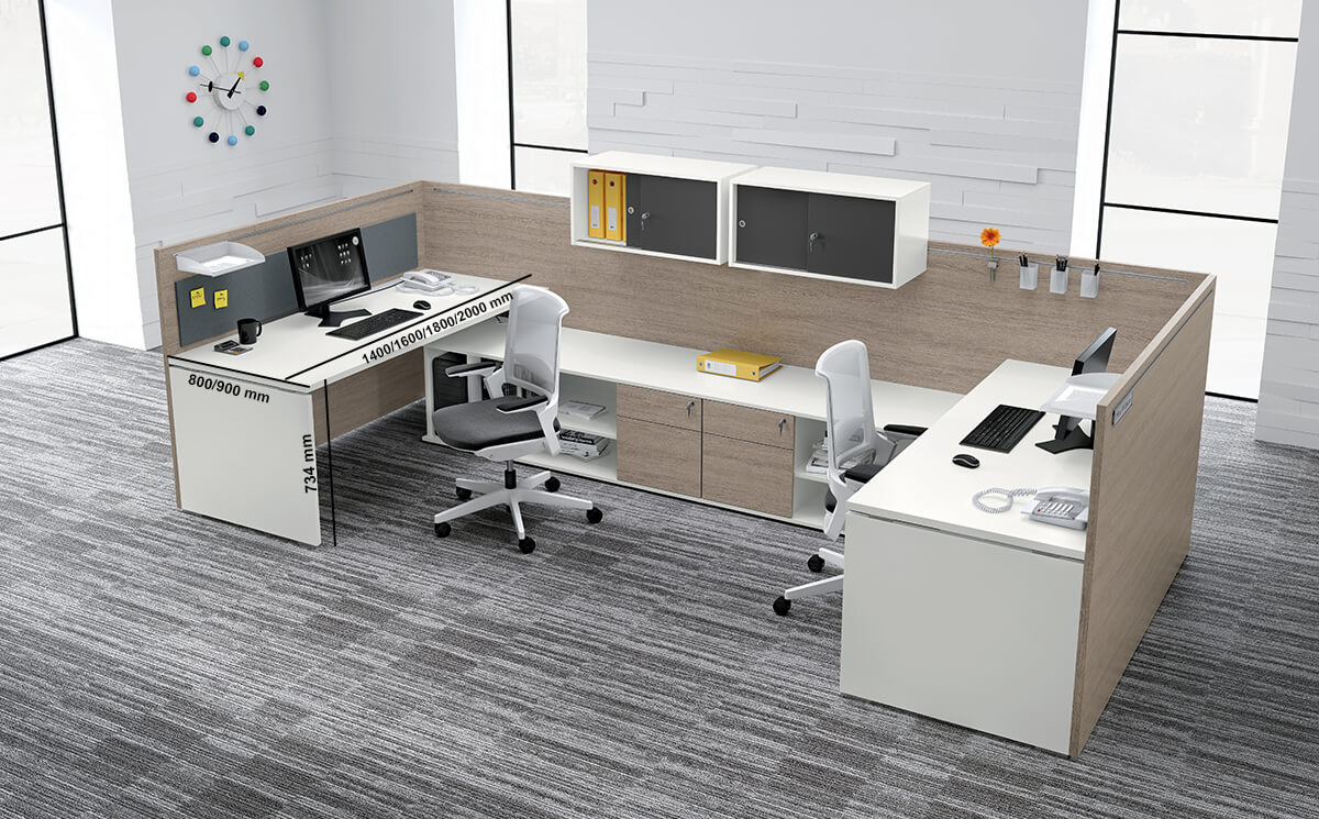 Amo 6 Slab Legs Workstation With Front Side Panel And Optional Credenza Unit Size Img Amo 6 Slab Legs Workstation With Front Side Panel And Optional Credenza Unit Size Img