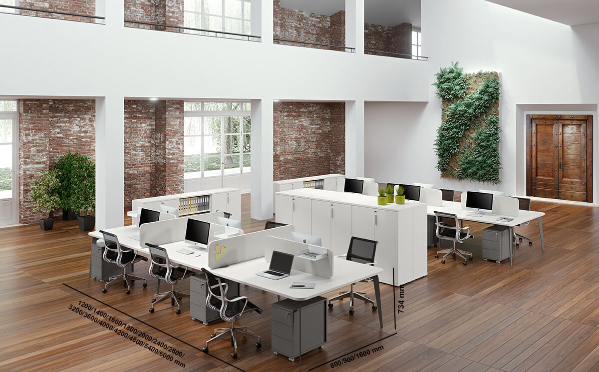 Donati 2 Operational Office Desk For 1 Or Back To Back For 2,4 & 6 Persons Size Img Donati 2 Operational Office Desk For 1 Or Back To Back For 2,4 & 6 Persons Size Img