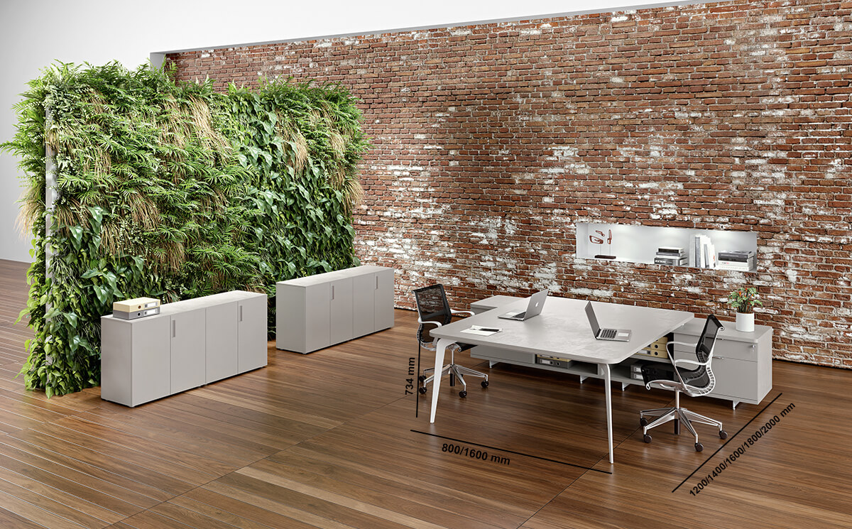 Donati 3 Operational Office Desk With Credenza Unit Size Img Donati 3 Operational Office Desk With Credenza Unit Size Img