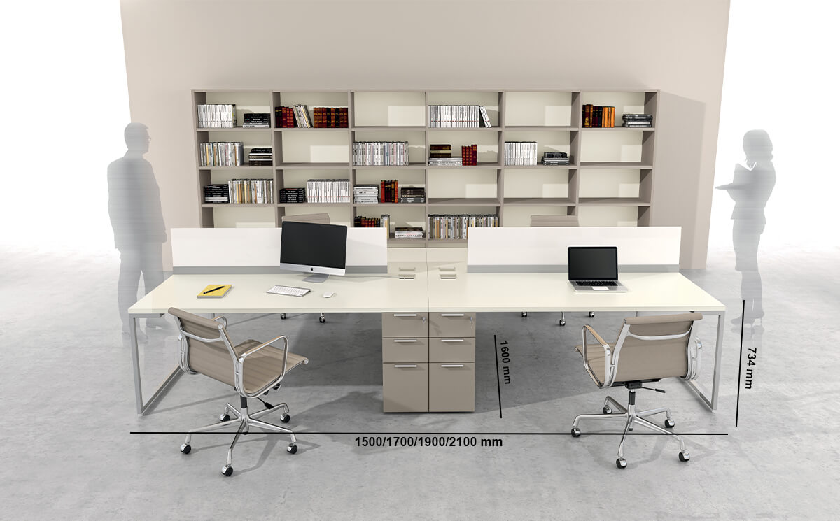 Lucan 4 Back To Back Operational Office Desk With Optional Dividing Screen Size Img Lucan 4 Back To Back Operational Office Desk With Optional Dividing Screen Size Img